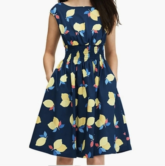 kate spade Dresses & Skirts - Kate Spade Lemon Zest Blaire Dress With Pockets Size 10